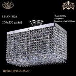 Đèn pha lê hiện đại-LEANDRA 250X450 NICKEL